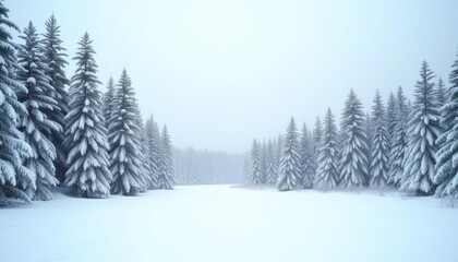 Obraz premium Whispers of winters serene beauty