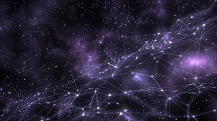 Fototapeta premium Cybernetic backdrop floating in space