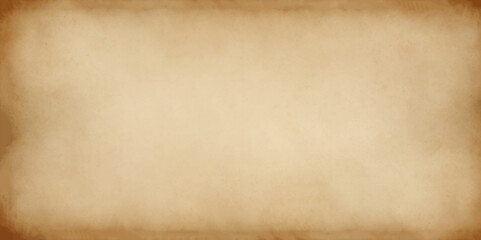 Vector old parchment paper sheet vintage aged. Realistic brown cardboard stained texture. vector illustration.