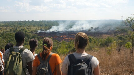 Climate activists in Uganda, Argentina promote wildfire prevention strategies through education initiatives