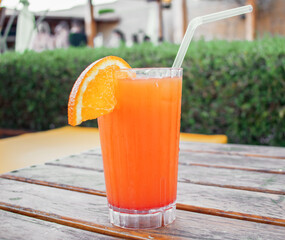 glass of orange juice