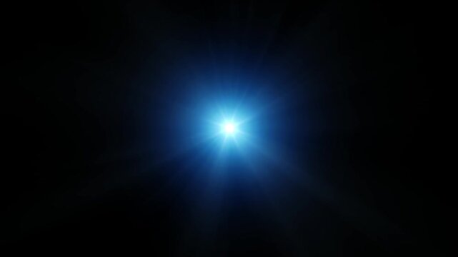 Blue Radio Wave Light Rays radial light 1, 5 and 10 second animation in out