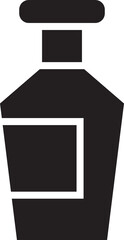 Beverage Bottle Glyph Icon
