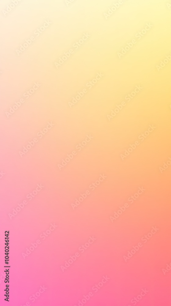 Wall mural A soft gradient background blending pink and yellow hues, perfect for adding a warm touch to any design project.