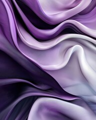 Fototapeta premium Abstract fabric texture in shades of purple flowing elegantly, creating a visual appeal.