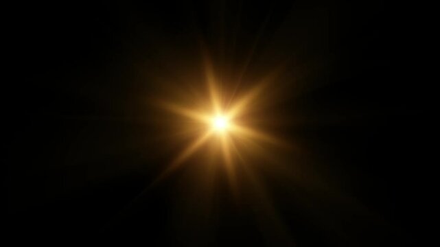 Gold Radio Wave Light Rays radial light 1, 5 and 10 second animation in out