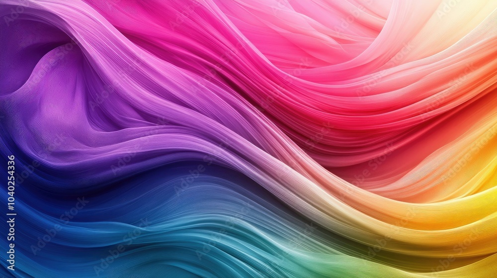 Poster abstract colorful wave background