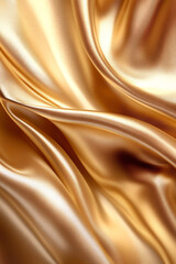 Fototapeta premium golden silk fabric drape background texture
