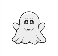 Ghost Halloween Face