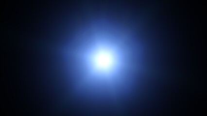 Solar flare. Beautiful light effect of flickering highlights. Light effect 