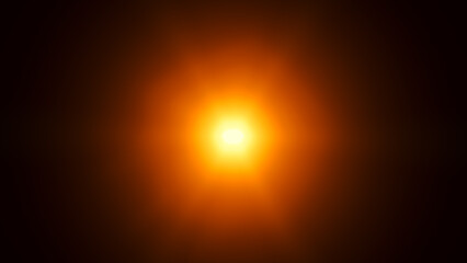Gold Light effect flare Glowing light explodes Light effect ray shining sun 
