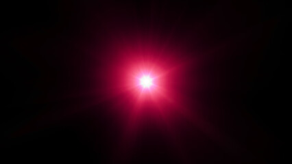 Abstract glowing starry night with blue beams and radiant light rays