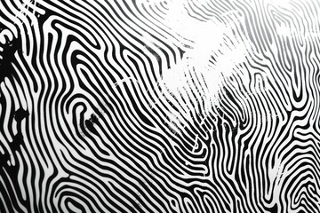 Obraz premium Close-up of a zebra's striped skin
