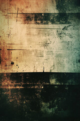Fototapeta premium distressed vintage grunge texture background with green and orange tones