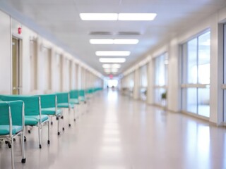 Obraz premium Abstract blur hospital clinic medical interior background stock photo Office, Backgrounds, Medical Clinic, Defocused, Hospital
