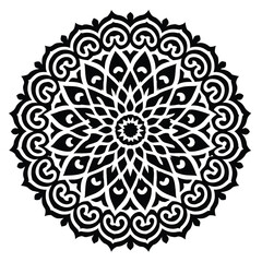 Circular Symmetry Silhouette