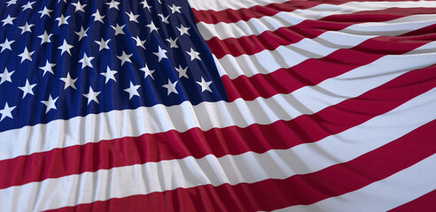 Fototapeta premium National flag of USA. Large format.