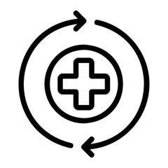 health line icon