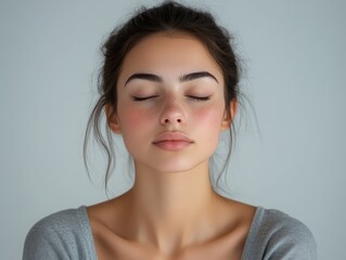 Fototapeta premium People facial emotion expression, AI generated