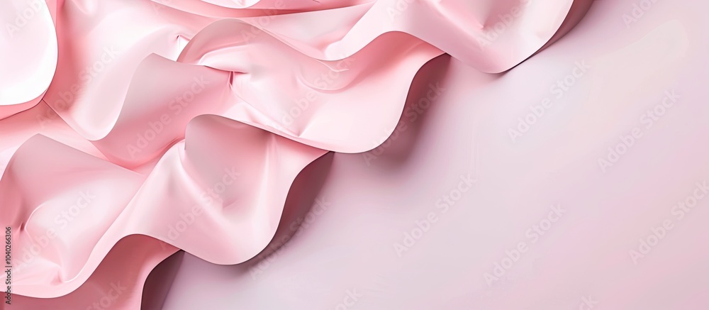 Poster horizontal template featuring a light pink paper texture on a blank background ideal for displaying 
