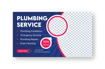 Plumbing Service banner design