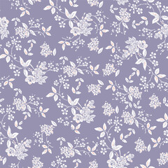 All over print design color matching illustration Nice wark Digital flower