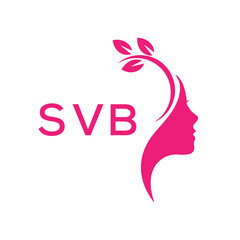 SVB letter logo creative design. 