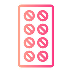 medicine gradient icon