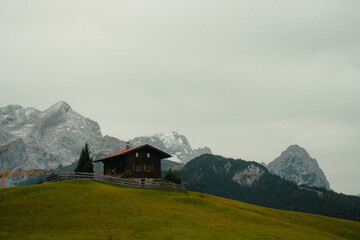 Berghütte in den Alpen