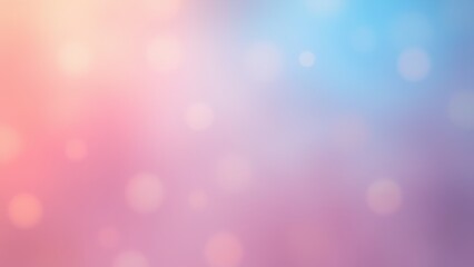 Soft Foggy Background with Colorful Bokeh Effects