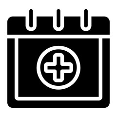 calendar glyph icon