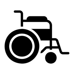 wheelchair glyph icon