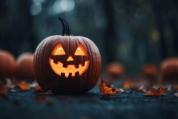 halloween holiday poster. halloween festive background