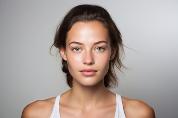 Female portrait adult skin.