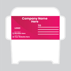 creative envelope design template