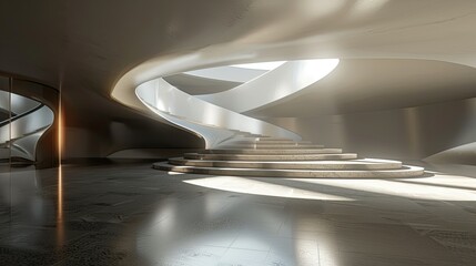 Dynamic light patterns creating a sense of space