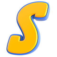 Font And Number Gold For Design 3D Render