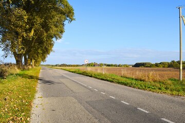 Landscape in the hill of crosses, Lithuania
