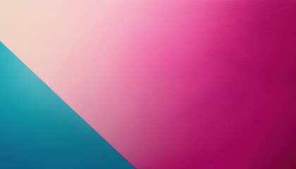 Dynamic Turquoise to Pink Gradient Background. Smooth, Vibrant Transition of Cool and Warm Tones with Soft Texture and Ample Copy Space for Creative Projects, Digital Designs, and Marketing Visuals
