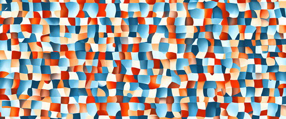 illustrazione con elementi geometrici a tema astratto surreale