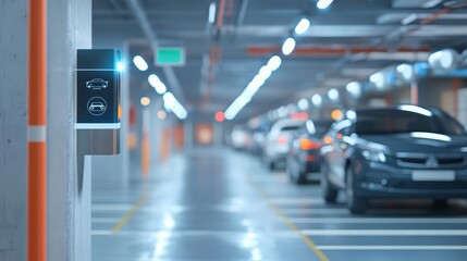 Automated License Plate Recognition Parking System, showcasing seamless integration of smart technology for efficient, barrier-free parking management solutions