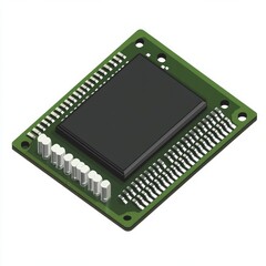 chip it self on a white background 