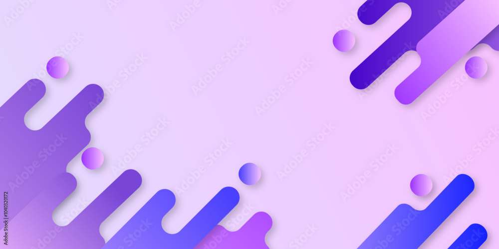 Sticker Purple fluid background frame design.