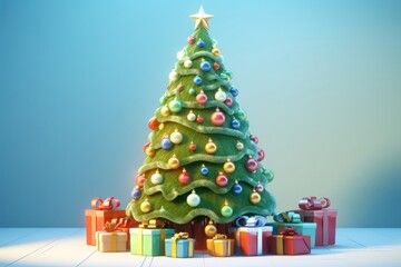 Obraz premium Christmas tree plant christmas tree.