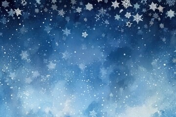 Fototapeta premium A christmas snowflake night backgrounds star illuminated.