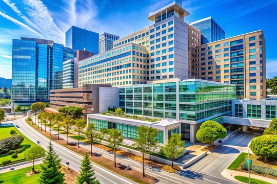 UCSF Medical Center Building in San Francisco, California - Modern Healthcare Architecture at Mission Bay