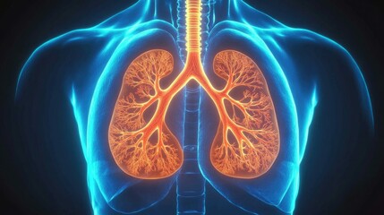 Human Respiratory Health Lung Anatomy