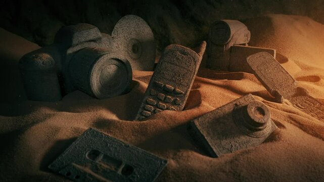 Technology Relics Revealed In Cave
