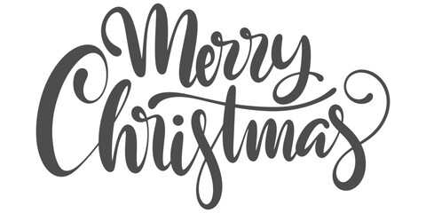 Merry Christmas Lettering