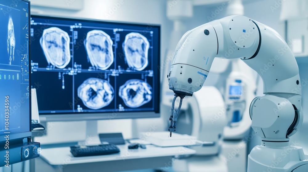 Poster a robotic system managing automated testing of advanced medical imaging devices in a clean, sophisti